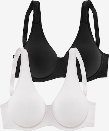 Invisible Soutien-gorge PETITE FLEUR en noir : devant