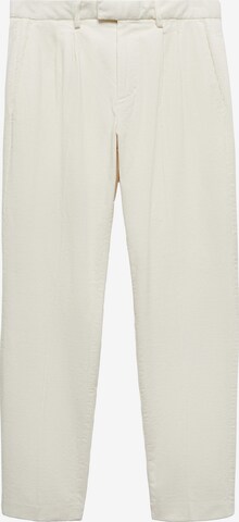 Regular Pantalon MANGO MAN en beige : devant