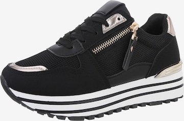 Ital-Design Sneaker low in Schwarz: Vorderseite