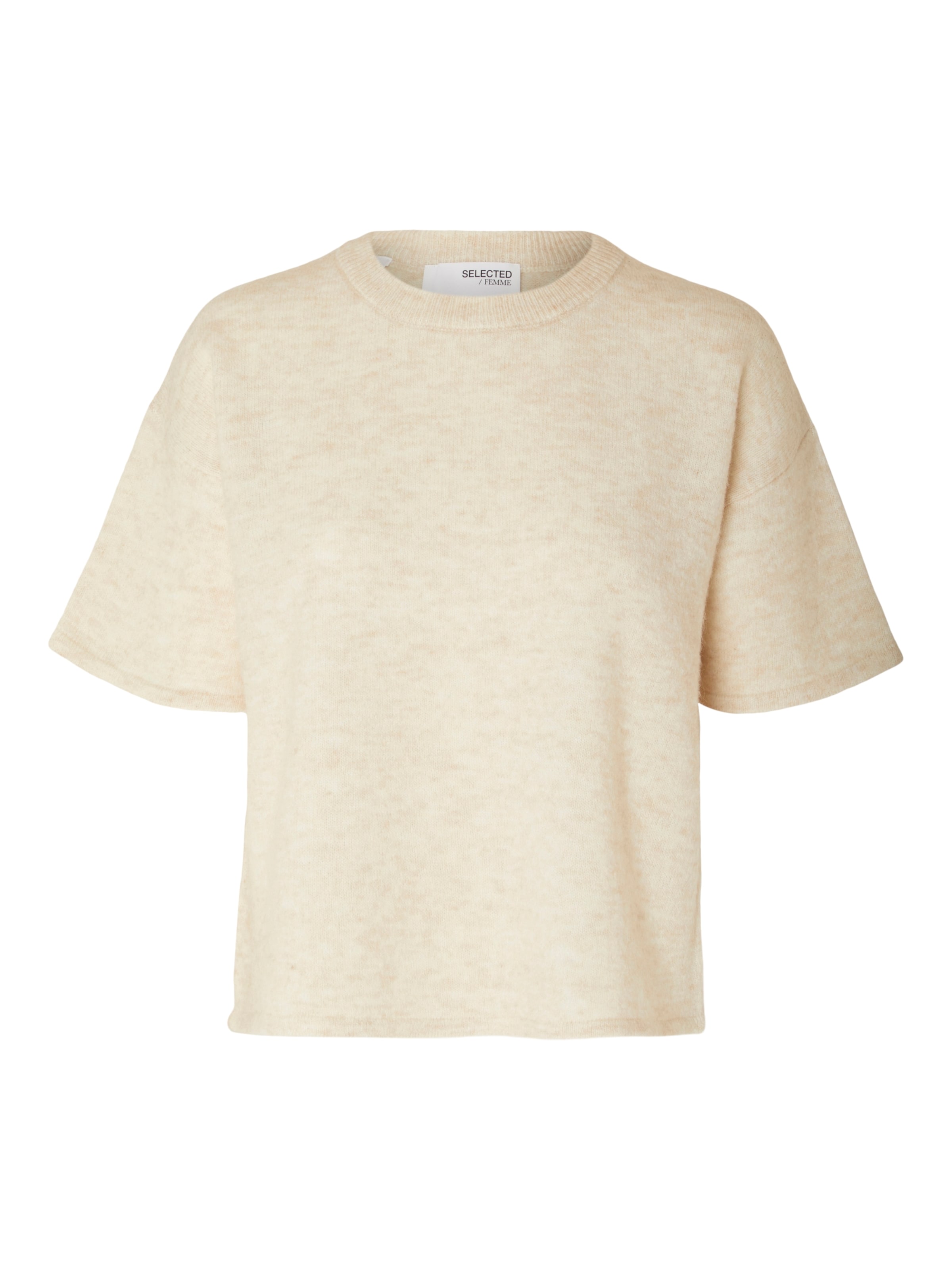 SELECTED Pullover 'MALINE-LILIANA' in Beige: Vorderseite