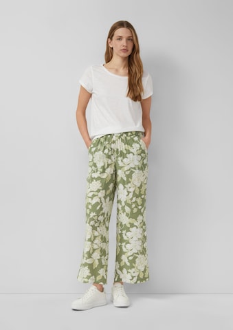 s.Oliver Wide leg Broek in Groen