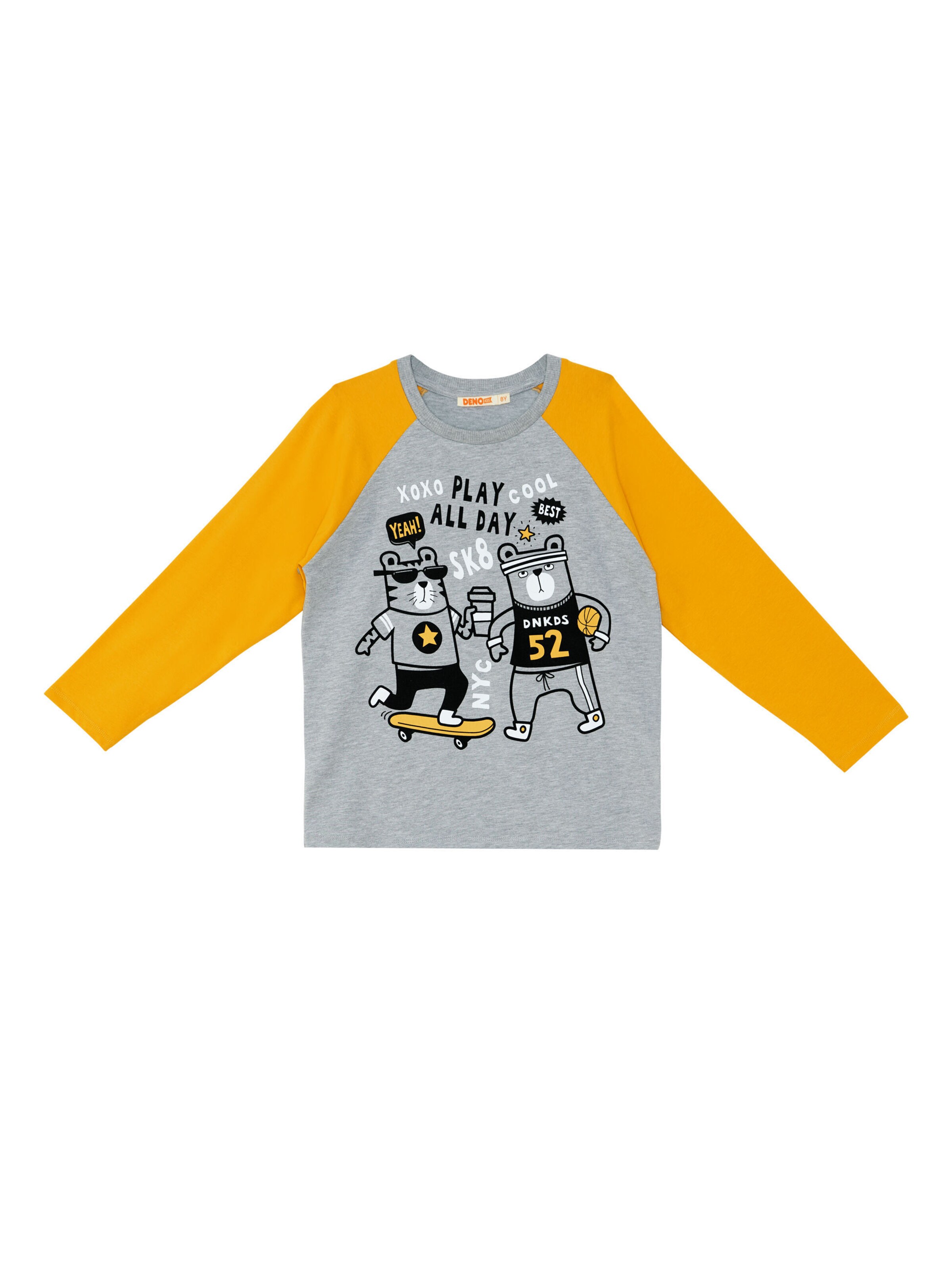 Survêtement 'Play Allday' Denokids en gris