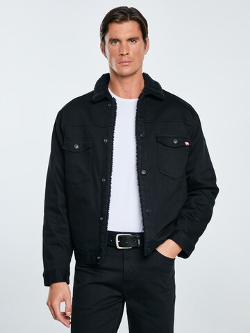 Veste mi-saison 'DENVER' BIG STAR en noir : devant