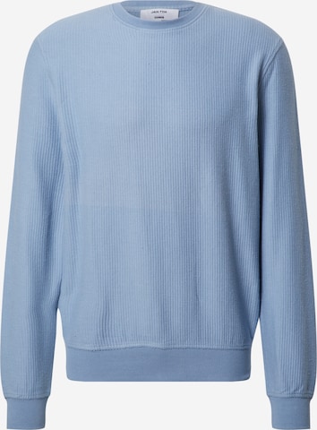 DAN FOX APPAREL Sweatshirt 'Torge' in Blue: front