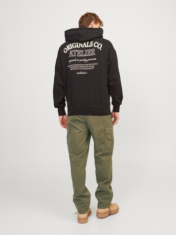 JACK & JONES Loose fit Cargo Pants 'JJKarl Harlow' in Green
