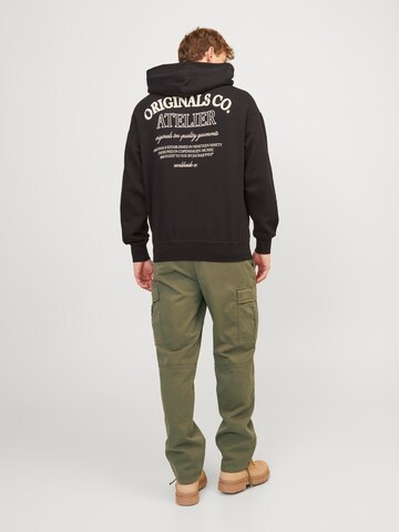 JACK & JONES Loosefit Cargobroek 'Karl Harlow' in Groen