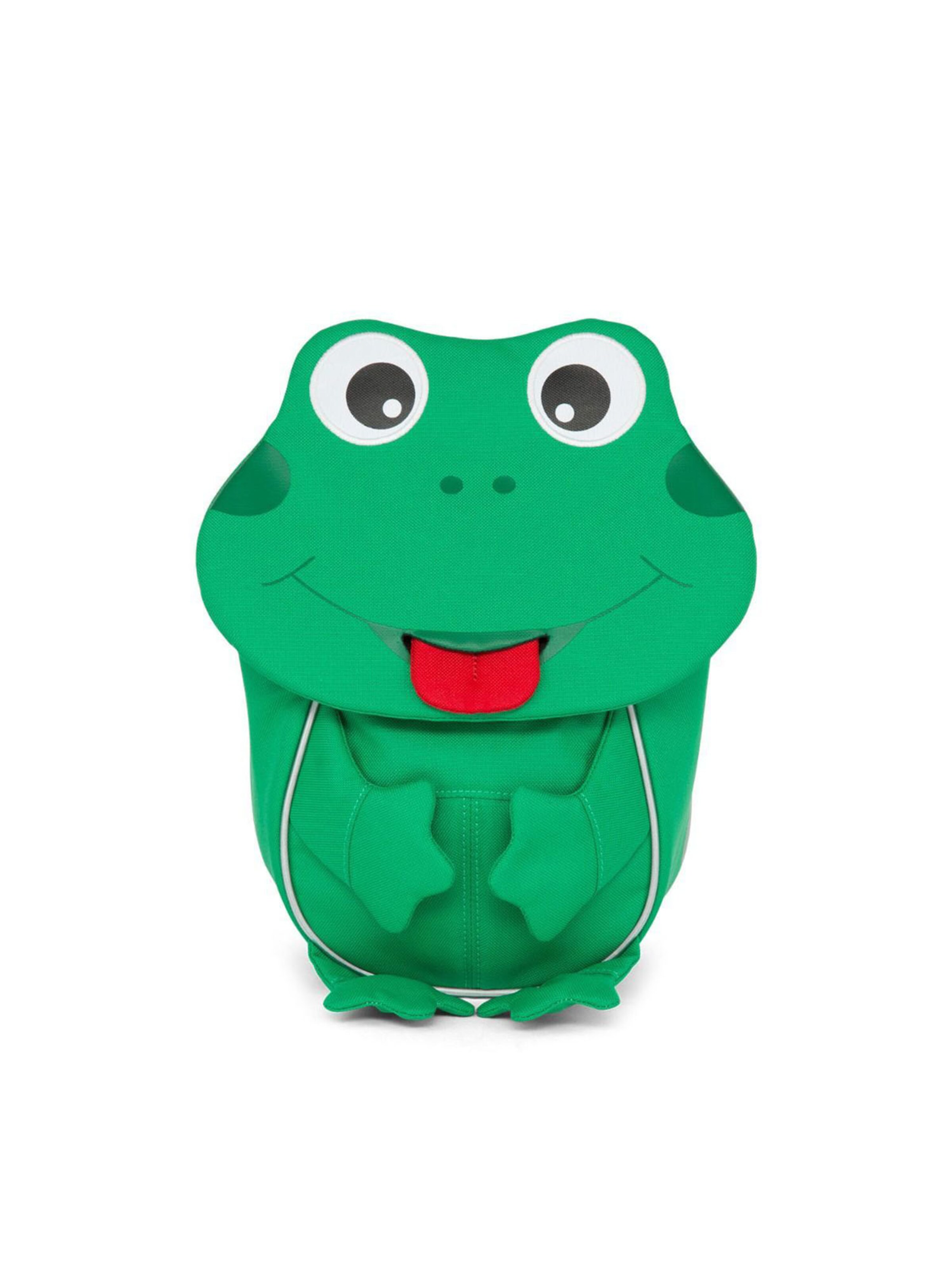 Affenzahn Rucksack 'Kleiner Freund Frosch'‌‌‌‌ in Grün: Vorderseite
