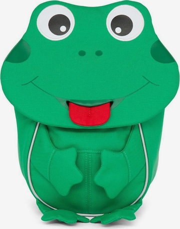 Affenzahn Rucksack 'Frosch' in Grün: Vorderseite