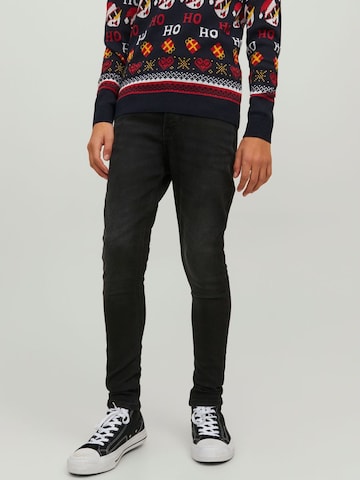 Jack & Jones Junior Skinny Farmer 'LIAM' - fekete: elől