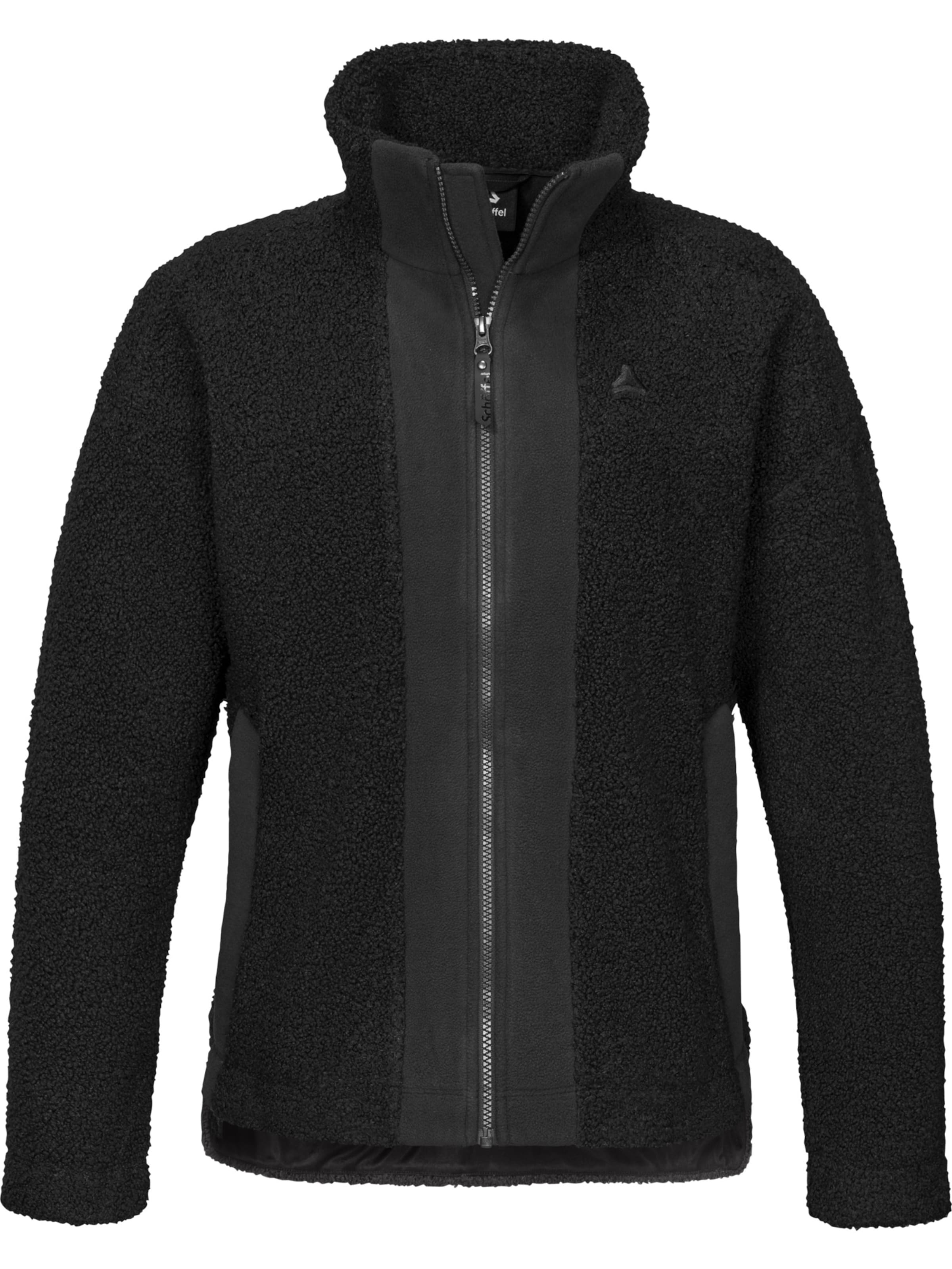 Veste en polaire fonctionnelle Schöffel en noir : devant