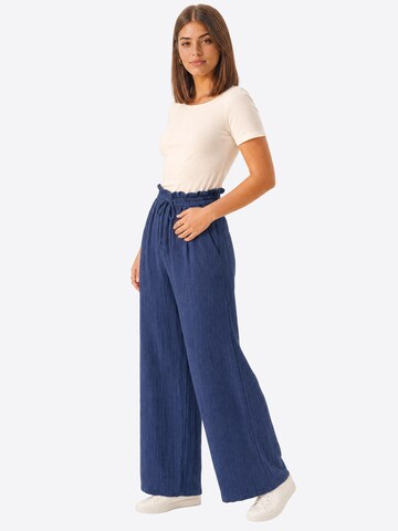 Wide Leg Pantalon ' Liska ' Seasons of April en bleu