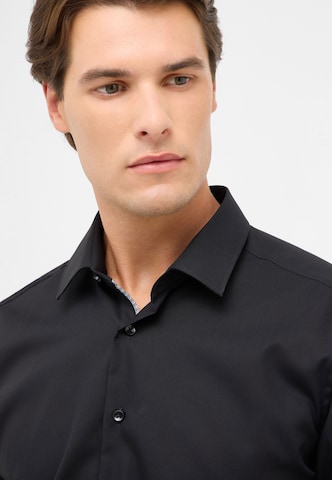 ETERNA Slim Fit Hemd in Schwarz