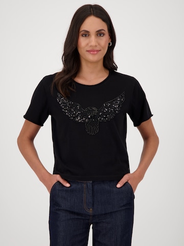 monari Shirt in Zwart: voorkant