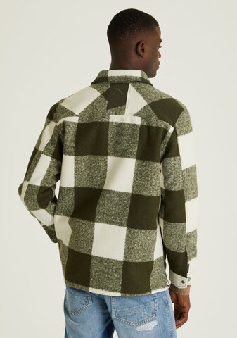 CHASIN' Regular fit Overhemd 'Porter Boucle' in Groen