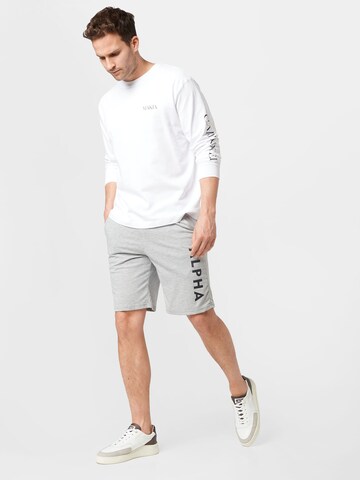 ALPHA INDUSTRIES Regular Shorts in Grau