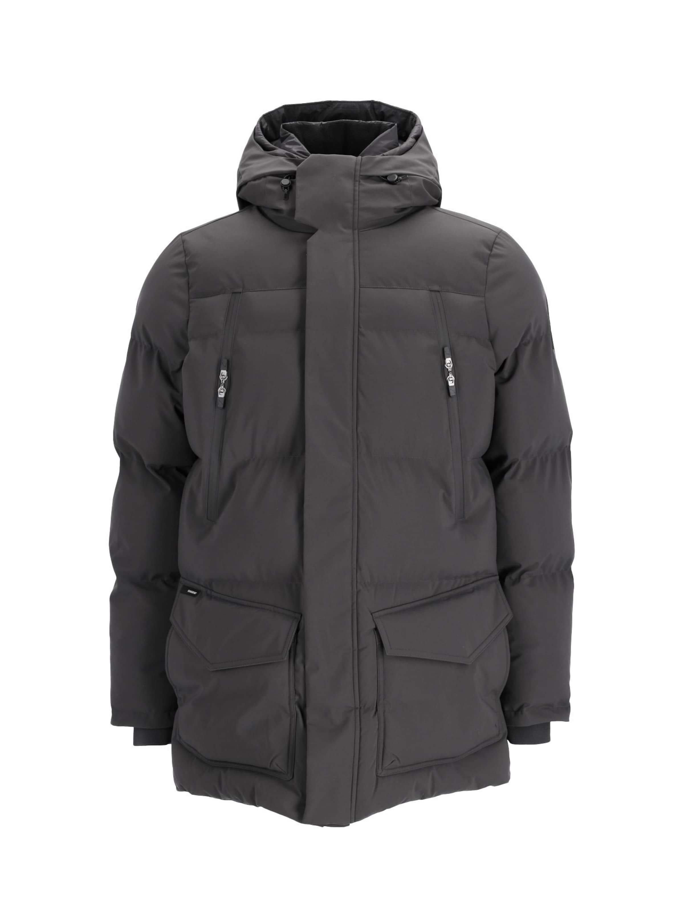 CHASIN' Winter Jacket 'Explorer Tech' in Grey: front