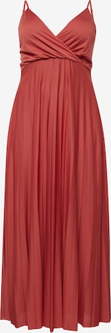 Guido Maria Kretschmer Curvy Βραδινό φόρεμα 'Adena' σε κόκκινο: μπροστά