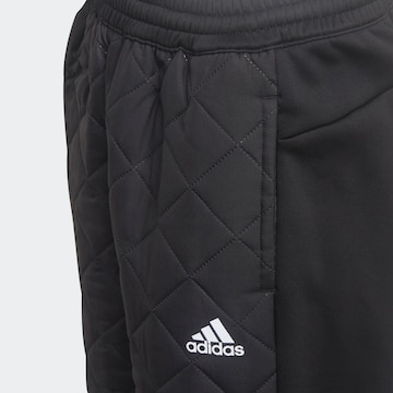 ADIDAS SPORTSWEAR Regular Workout Pants 'Ftre Quilted Winter' in Black