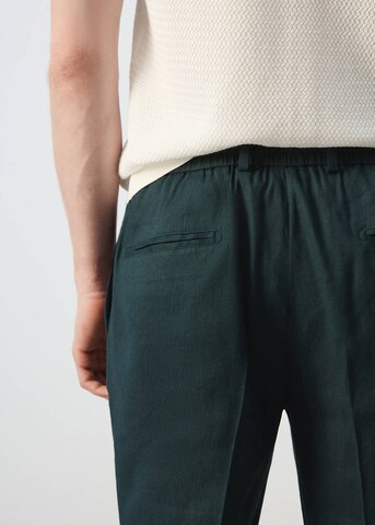 MANGO MAN Slim fit Pants in Green