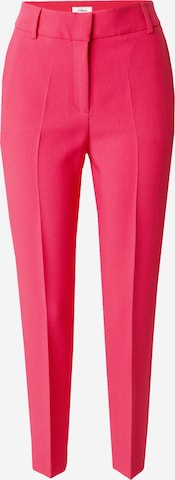 Effilé Pantalon à plis s.Oliver BLACK LABEL en rose : devant