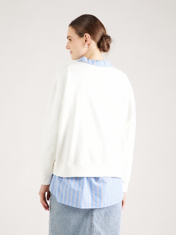 Sweat-shirt 'Moin' Derbe en blanc