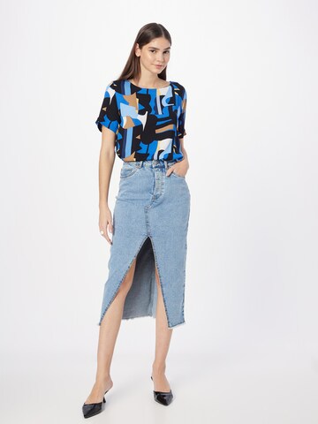 s.Oliver BLACK LABEL Blouse in Blue