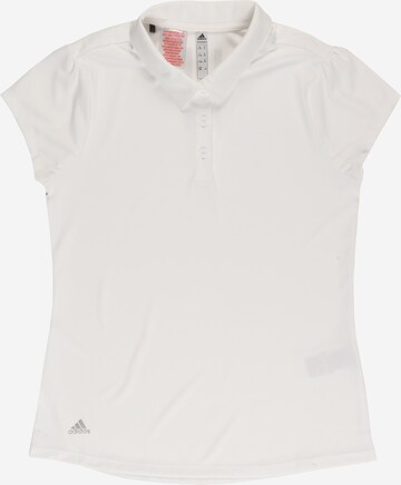 ADIDAS GOLF Performance Shirt in White: front