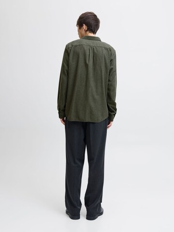 Coupe regular Chemise 'JJECLASSIC' JACK & JONES en vert
