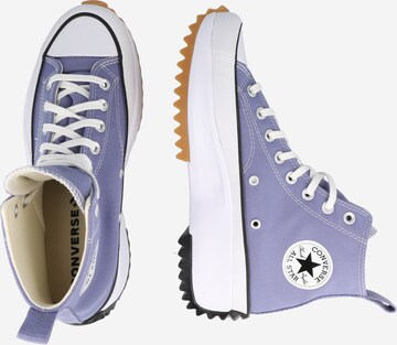 CONVERSE Hög sneaker 'Run Star Hike' i lila