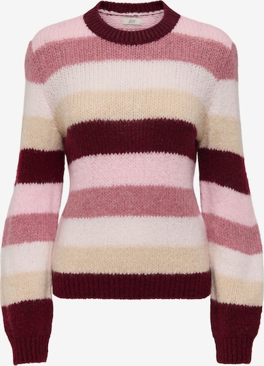 JDY Pullover 'DINEA' in beige / pink / purpur, Produktansicht