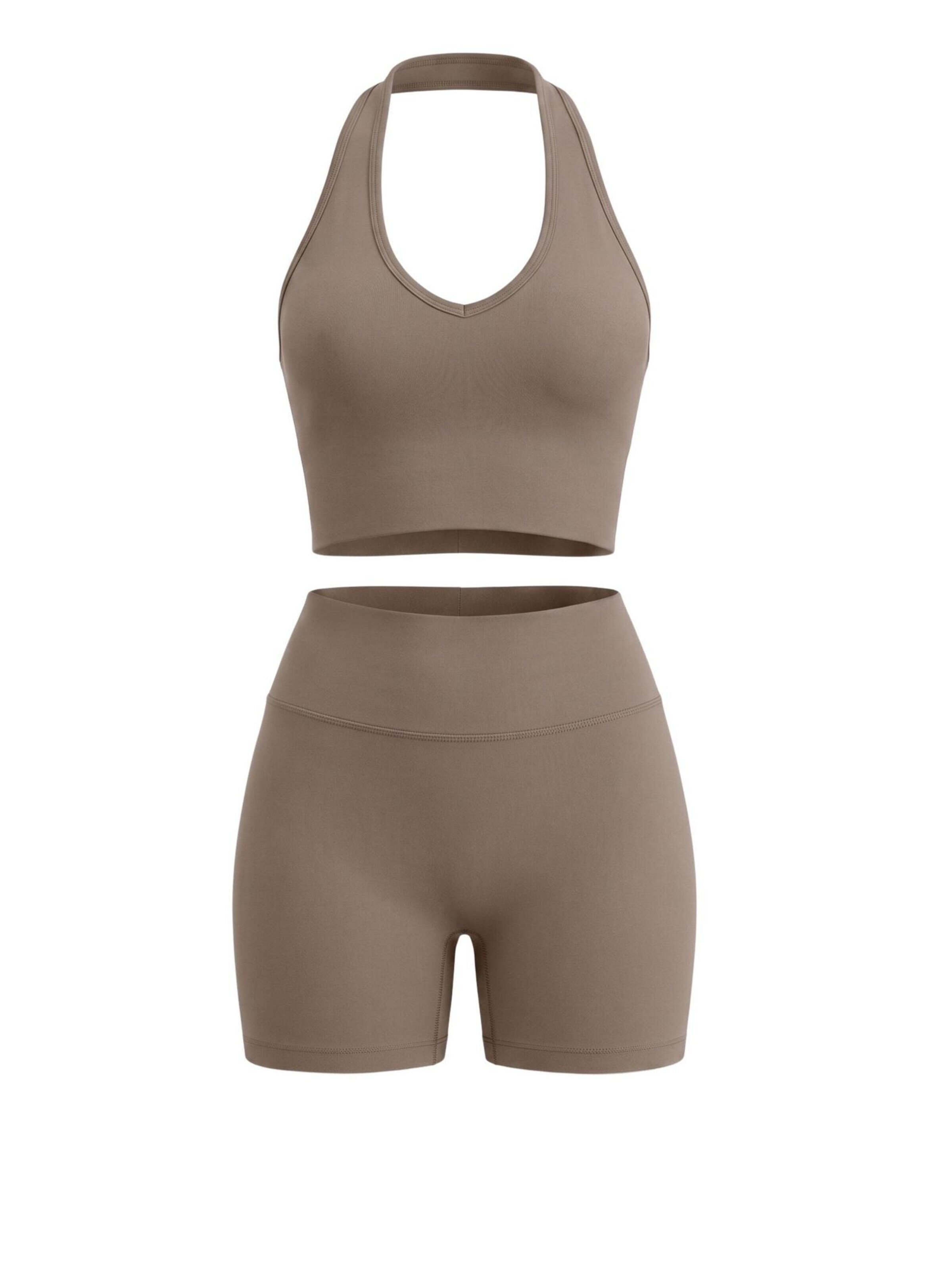 FemmeTone Sportanzug 'Dania'‌‌‌‌ in Grau: Vorderseite