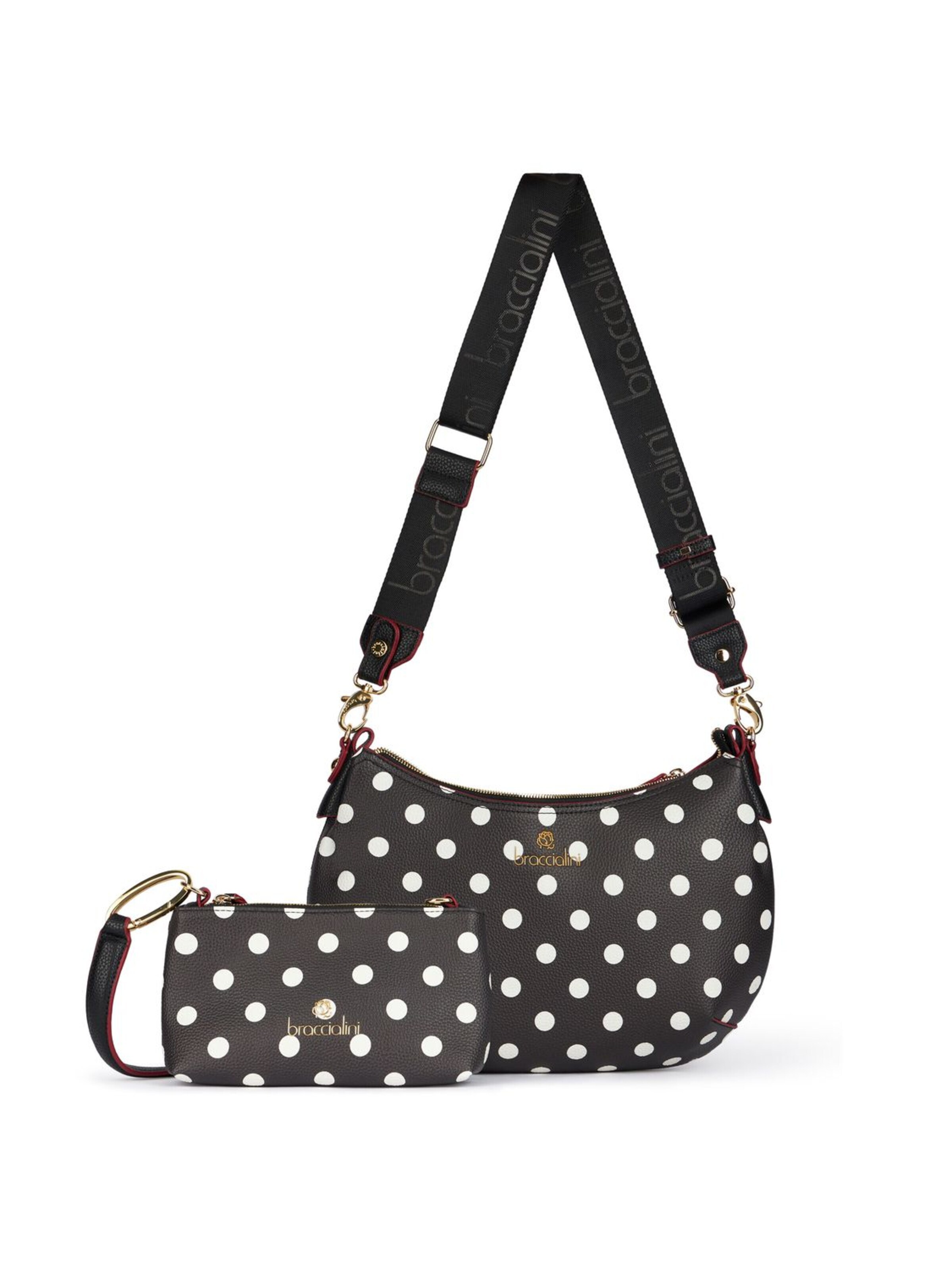 Borsa a spalla 'Beth Print' di Braccialini in colori misti