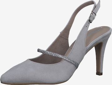 TAMARIS - Zapatos destalonado en gris: frente