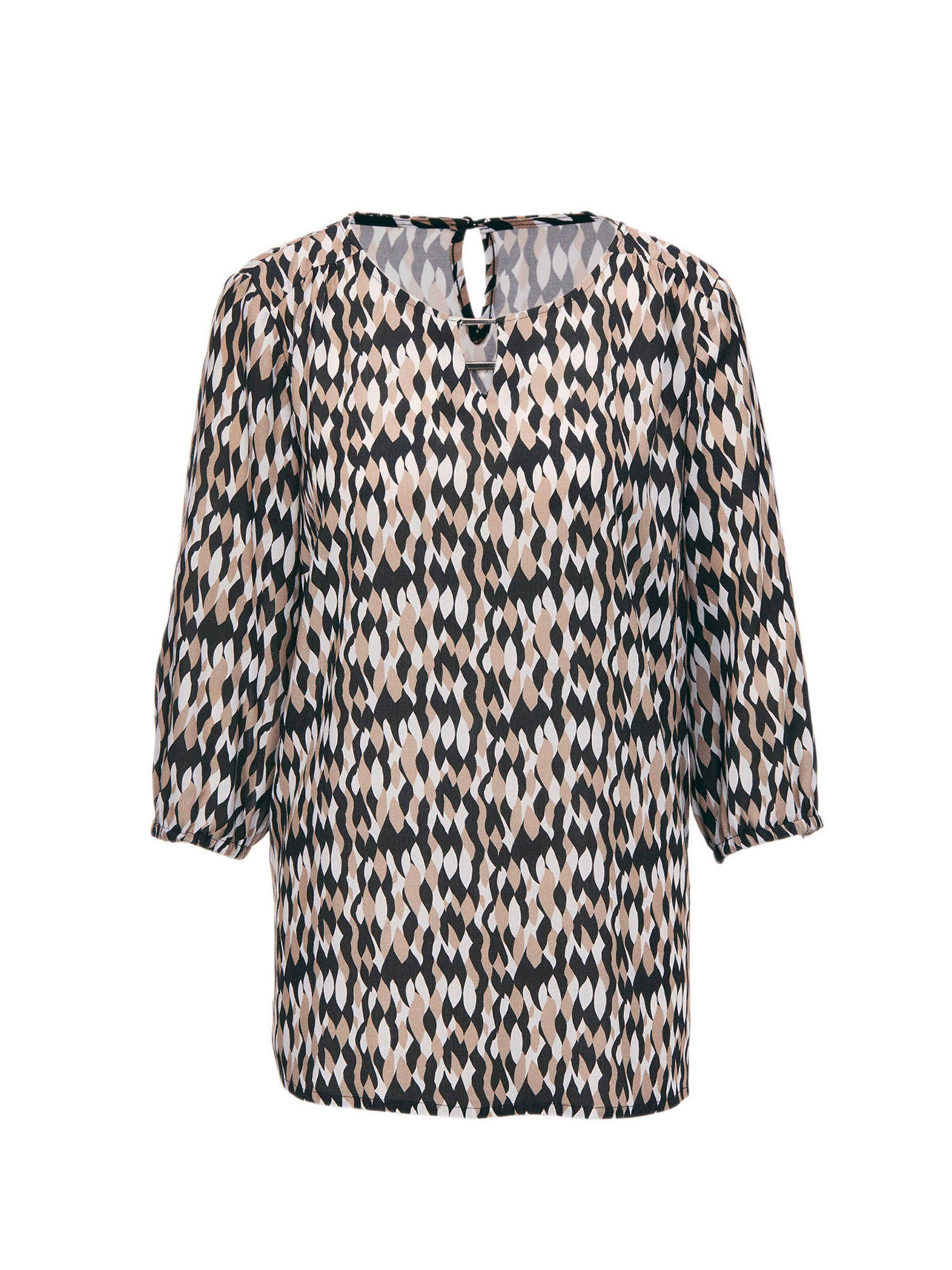 Goldner Bluse in Mischfarben: Vorderseite