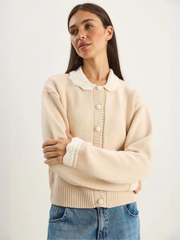 Bianco Lucci Strickjacke 'Strickjacken' in Beige