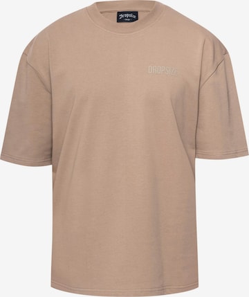 Dropsize - Camiseta en beige: frente