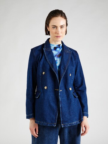 River Island Blazer in Blue: front