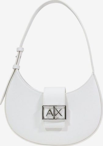 Sac bandoulière ARMANI EXCHANGE en blanc : devant
