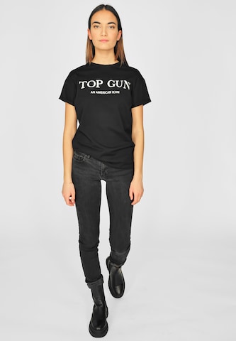 TOP GUN Shirt ' ' in Zwart
