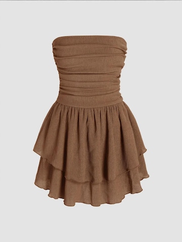 Hiccup - Vestido em castanho