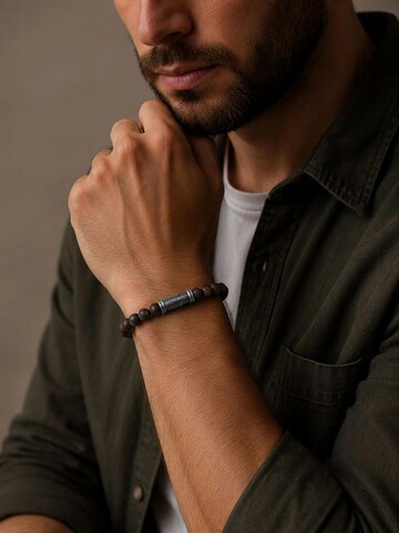 Kingka Bracelet 'Urban Rocks' in Brown