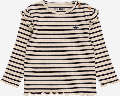 Marškinėliai iš BLUE SEVEN, spalva – nebalintos drobės spalva / tamsiai mėlyna, Prekių apžvalga