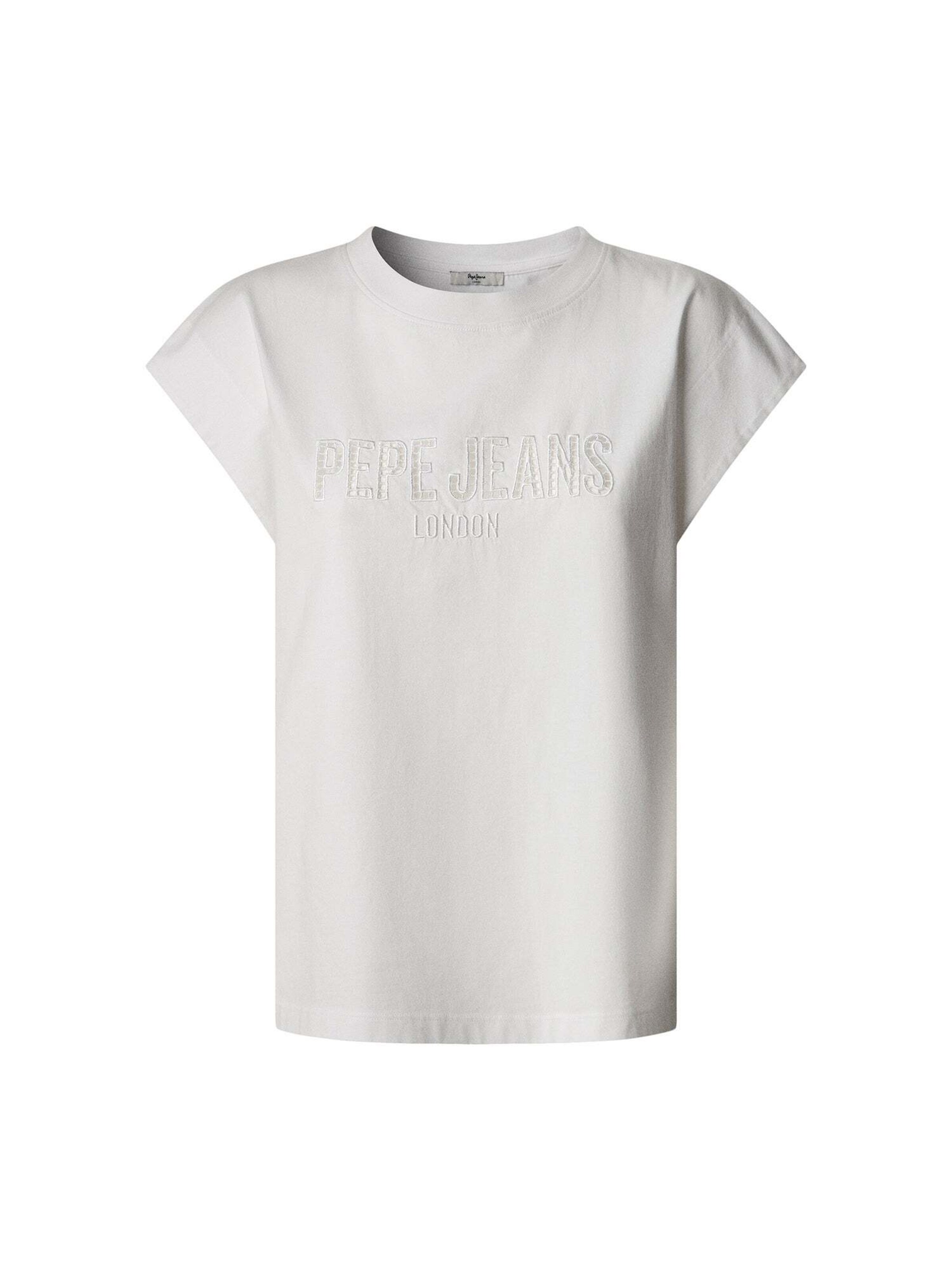 Maglietta 'VIVITH' di Pepe Jeans in bianco: frontale