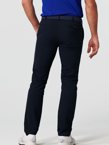 MEYER Slimfit Chinohose in Blau