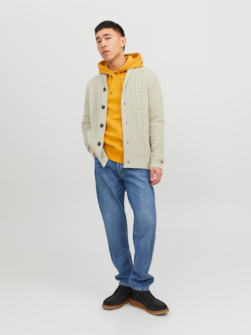 JACK & JONES Cardigan 'CRAIG' i hvid