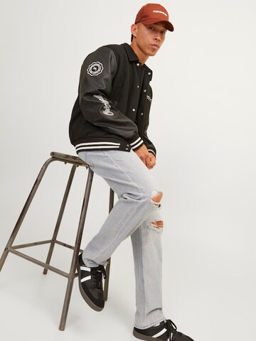 JACK & JONES Štandardný strih Džínsy 'JJIChris' - Sivá