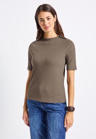 STREET ONE Shirt in Braun: Vorderseite