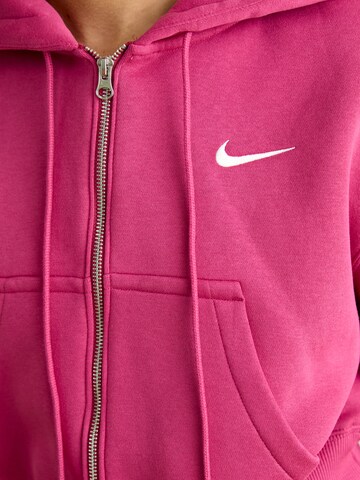Nike Sportswear Sweatjacke 'PHNX FLC' in Pink