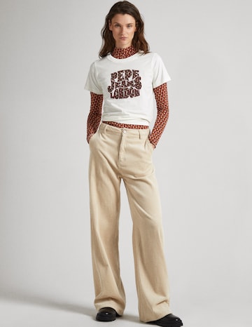 T-shirt 'CLARITZA' Pepe Jeans en blanc