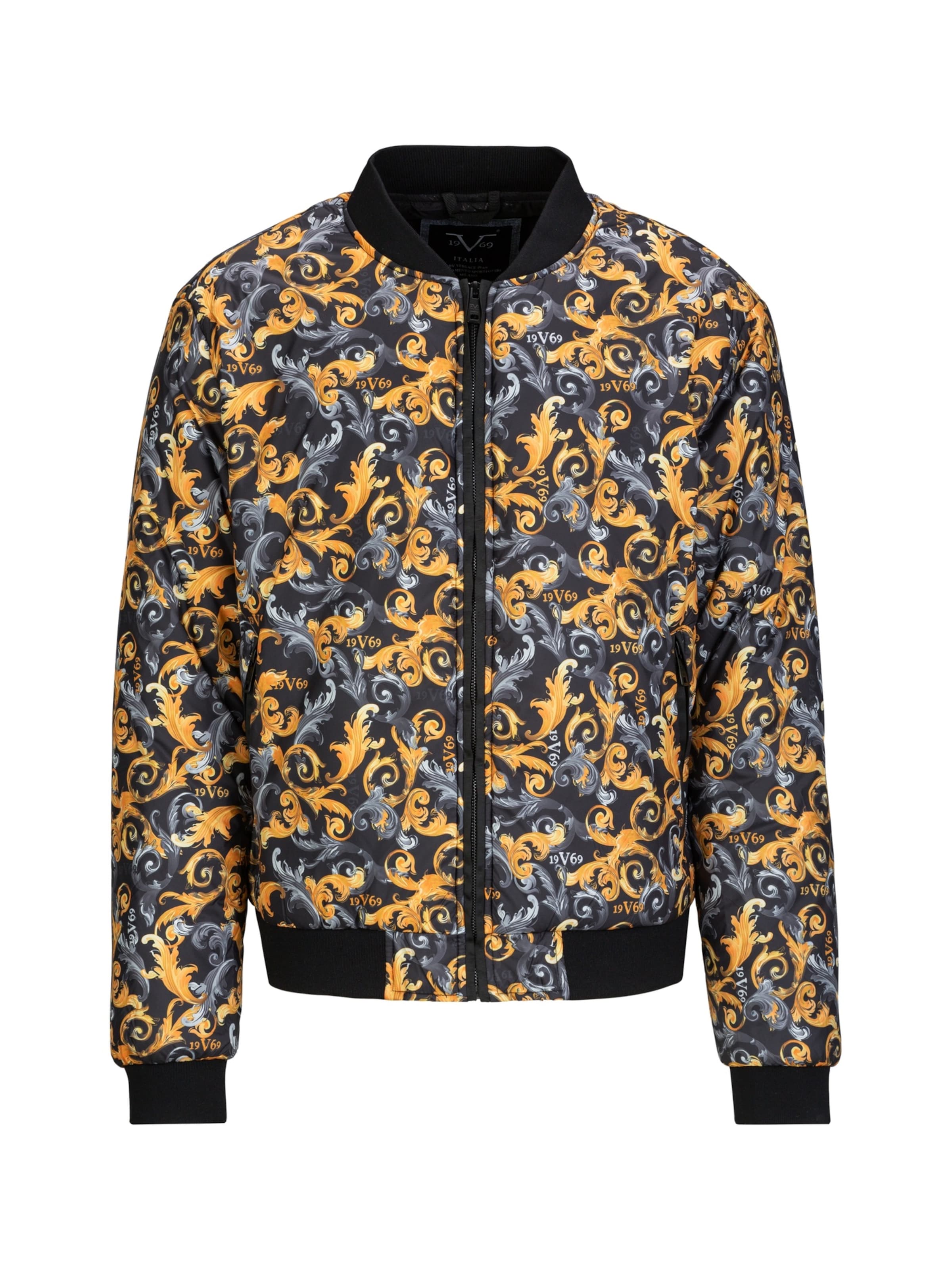 19V69 ITALIA Between-season jacket 'Jordon' in Yellow / Grey / Black, Item view